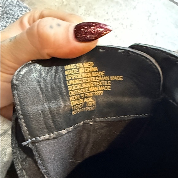 Apt. 9 Black Combat Boots - Picture 4 of 5